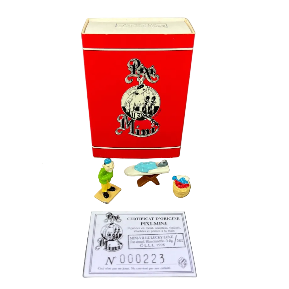 Pixi Morris Lucky Luke - Boîte complémentaire blanchisserie 3 fig. - Mini & Ville