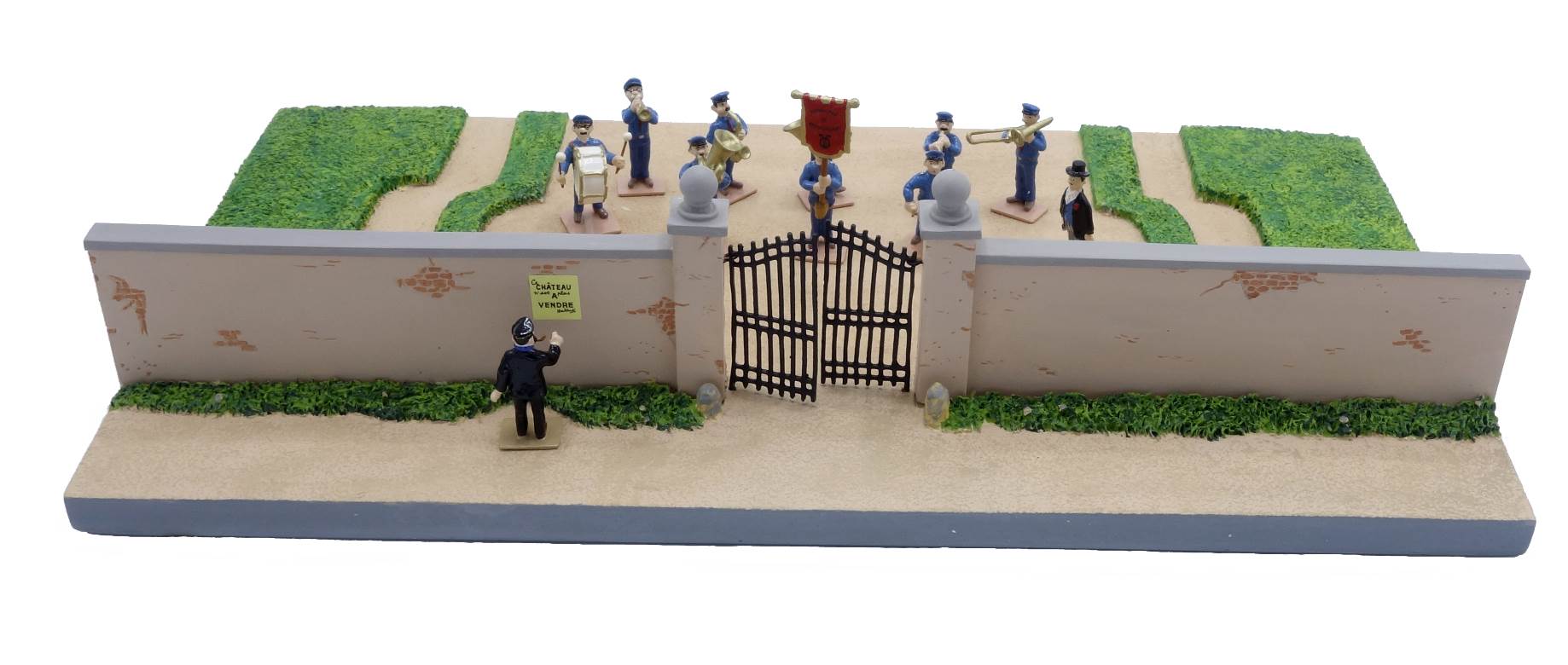 Hergé - Beeldje Moulinsart 46204 - Scene Tintin Tibet Hergé - Beeldje Moulinsart 46204 - Scene Tintin Tibet