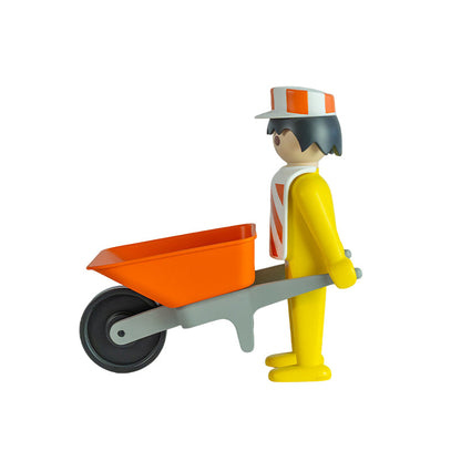 Leblon-Delienne Playmobil - L’ouvrier avec sa brouette Vintage