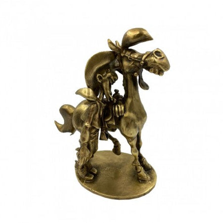 Pixi Morris Lucky Luke - Lucky Luke et Jolly Jumper riant - Atelier Bronze