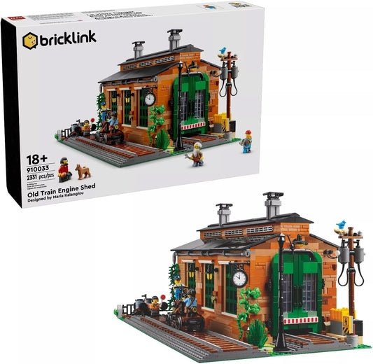 Lego Bricklink - Old Train Engine Shed - 910033 - New and Sealed