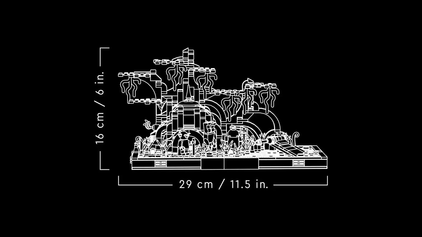 LEGO Star Wars - Diorama de l’entraînement Jedi sur Dagobah™ - 75330 - Neuf et scellé