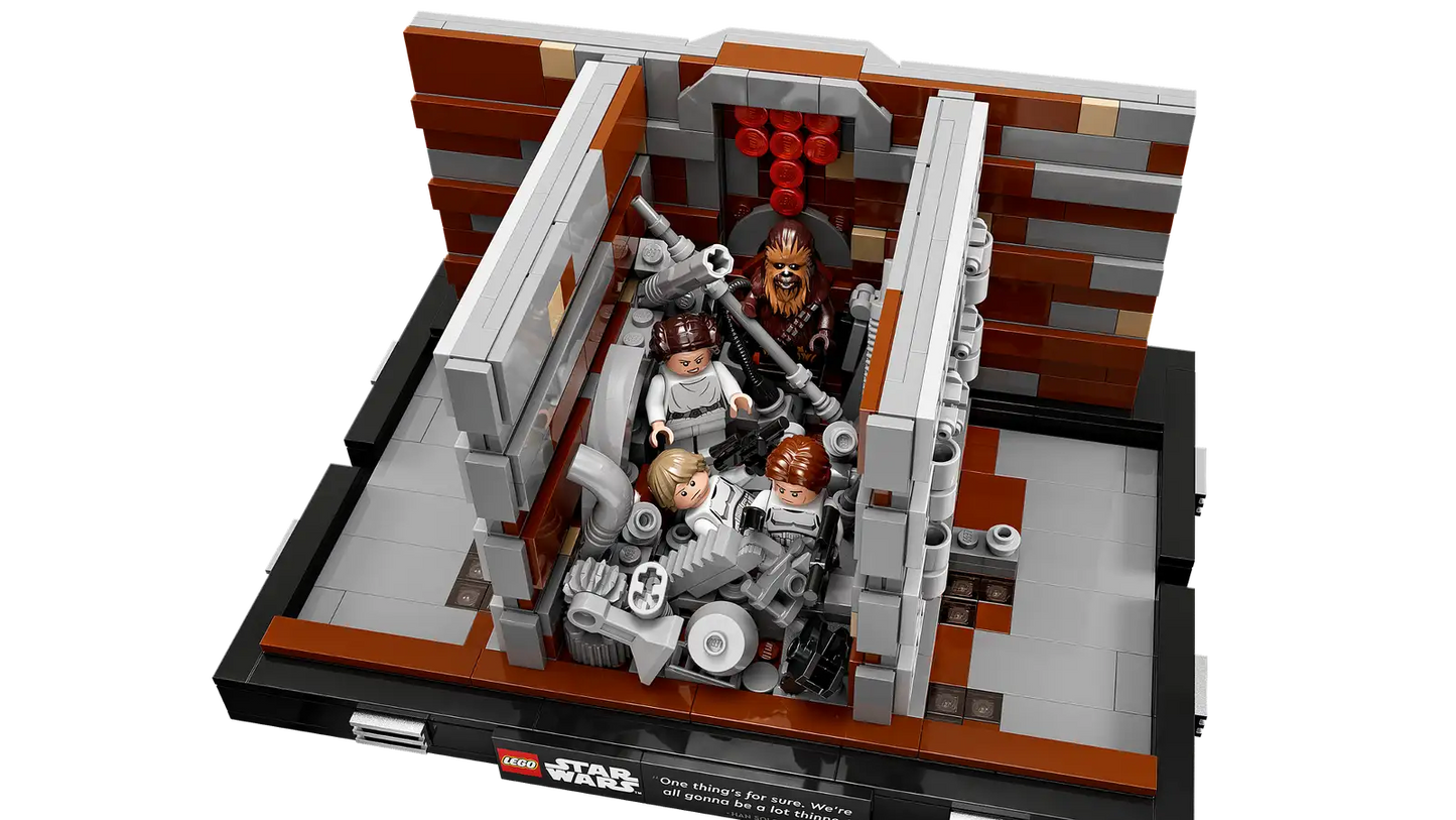 LEGO Star Wars - Diorama du compacteur de déchets de l'Étoile de la Mort - 75339 - Neuf et scellé