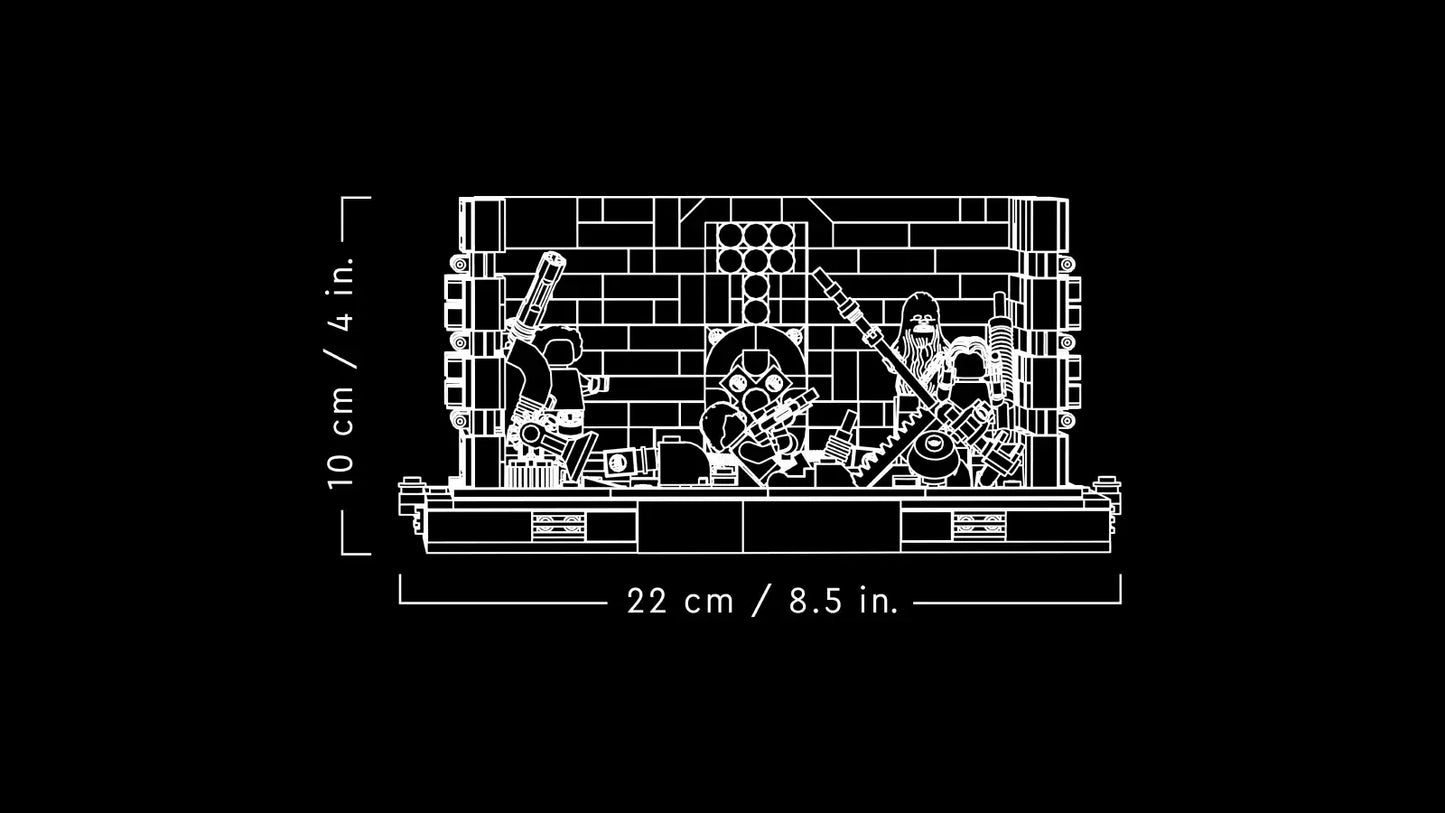 LEGO Star Wars - Diorama du compacteur de déchets de l'Étoile de la Mort - 75339 - Neuf et scellé