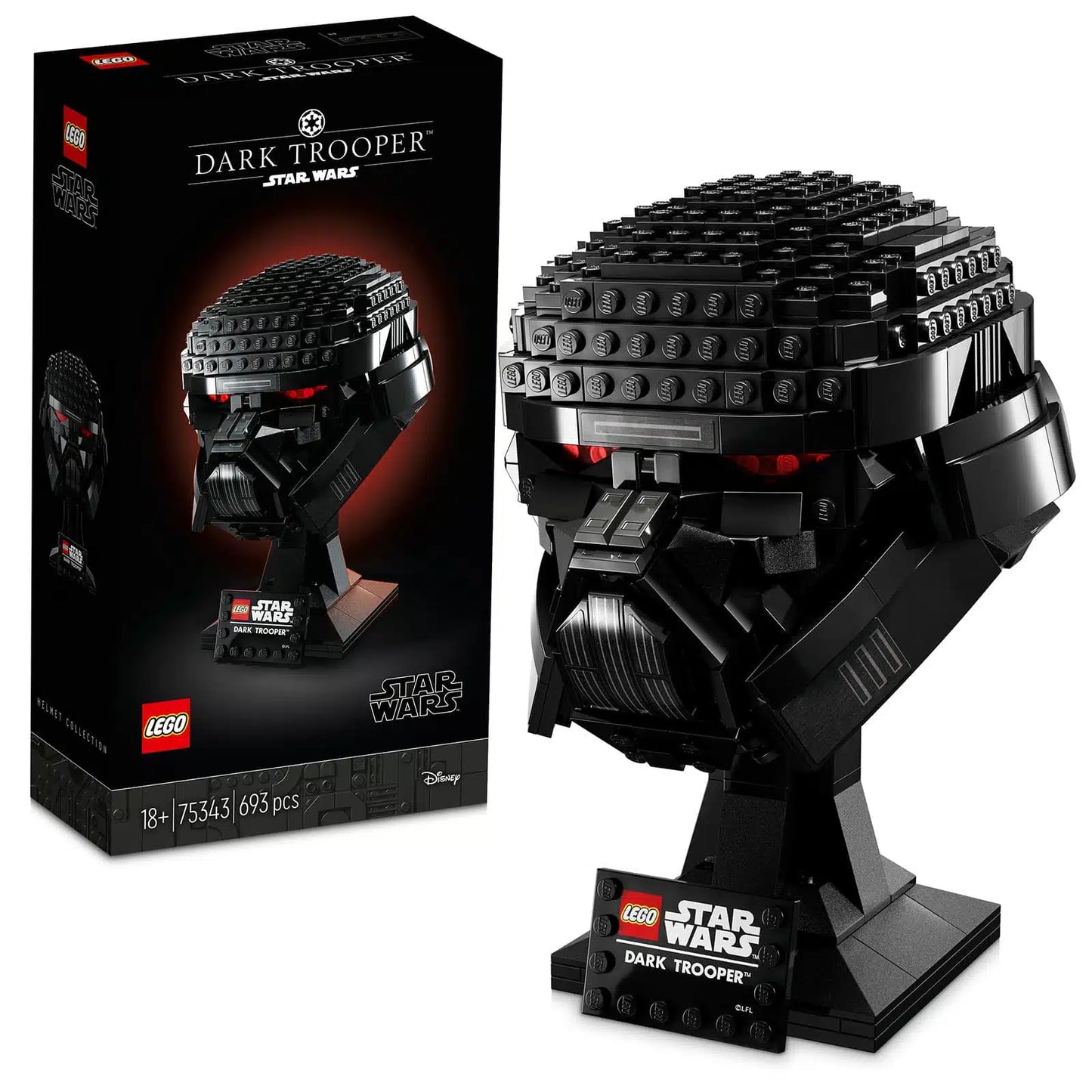 LEGO Star Wars - Dark Trooper™ Helmet - 75343 - New and sealed