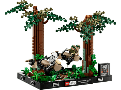 LEGO Star Wars - Diorama de la course-poursuite en speeder sur Endo - 75353 - Neuf et scellé