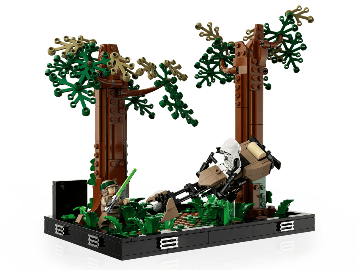 LEGO Star Wars - Diorama de la course-poursuite en speeder sur Endo - 75353 - Neuf et scellé