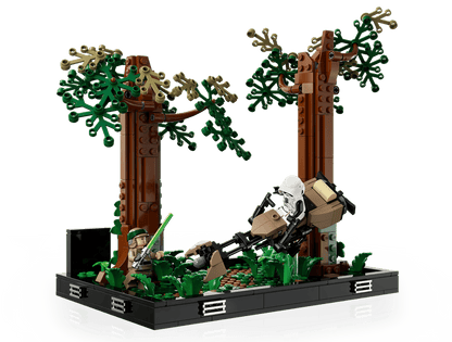 LEGO Star Wars - Diorama de la course-poursuite en speeder sur Endo - 75353 - Neuf et scellé
