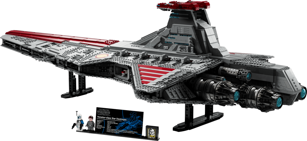 LEGO Star Wars - Le croiseur d’assaut de classe Venator de la République - 75367 - Neuf et scellé
