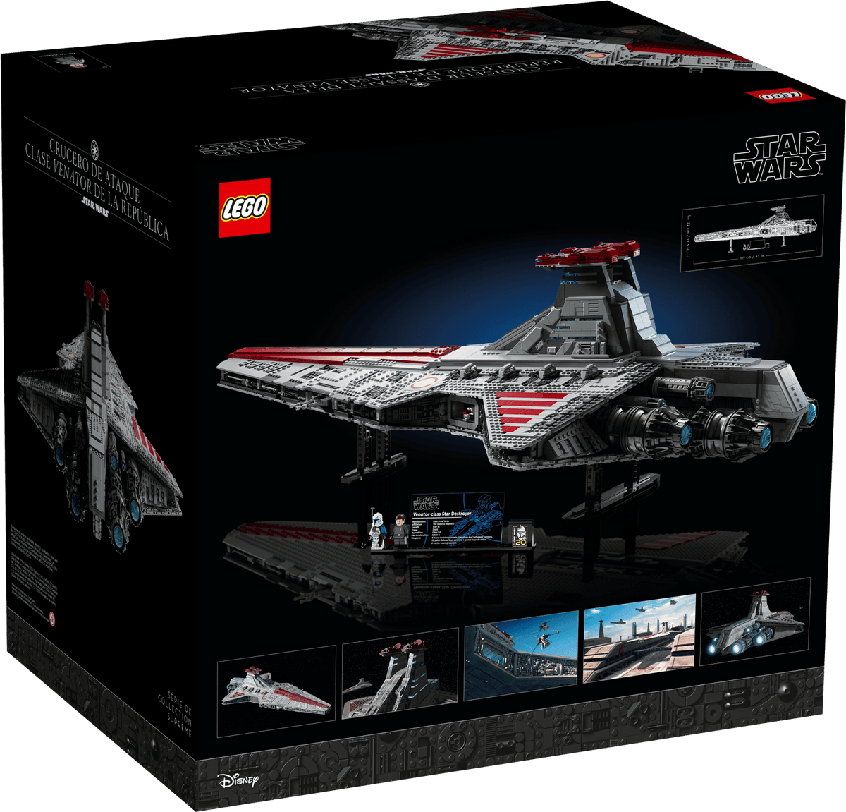 LEGO Star Wars - Le croiseur d’assaut de classe Venator de la République - 75367 - Neuf et scellé