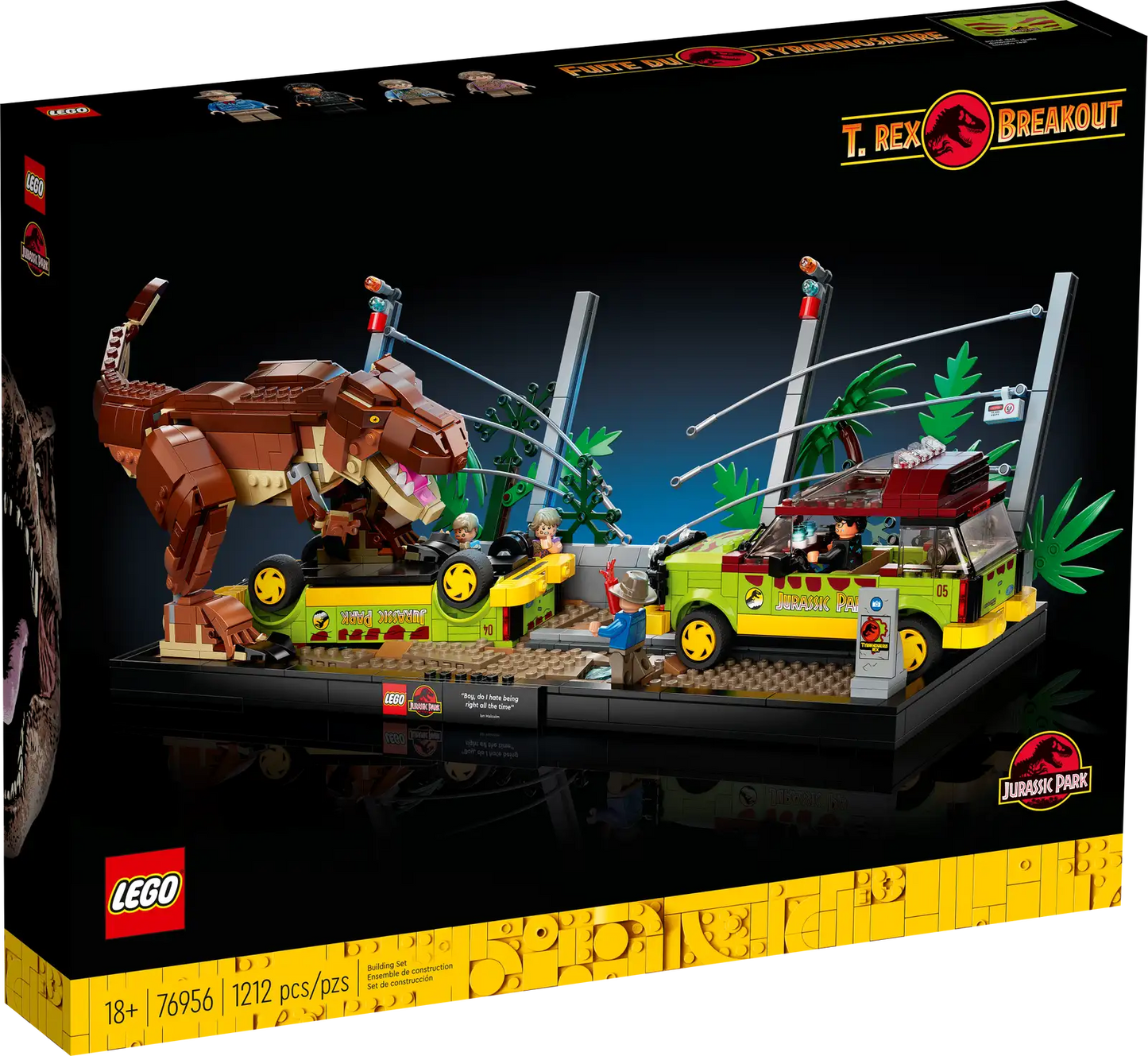 LEGO - L’évasion du T. rex de Jurassic Park - 76956 - Neuf et scellé