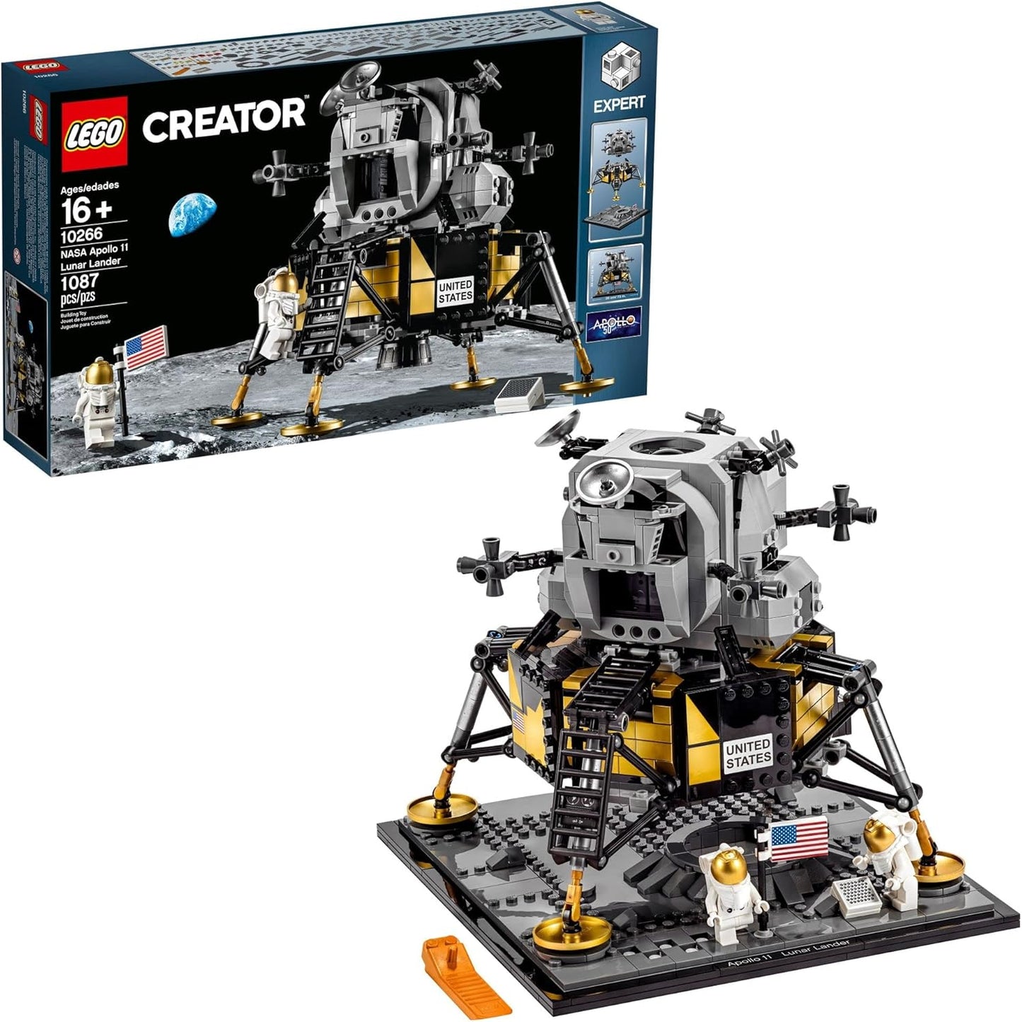 LEGO Icons - NASA Apollo 11 Lunar Lander - 10266 - New and Sealed