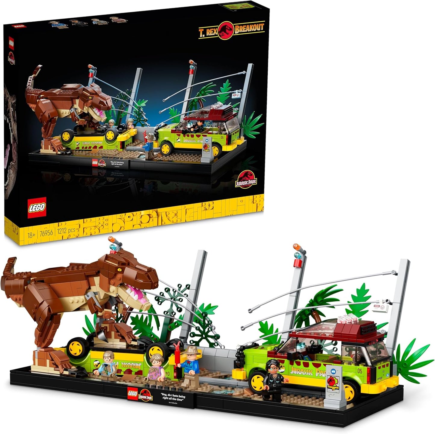 LEGO - L’évasion du T. rex de Jurassic Park - 76956 - Neuf et scellé