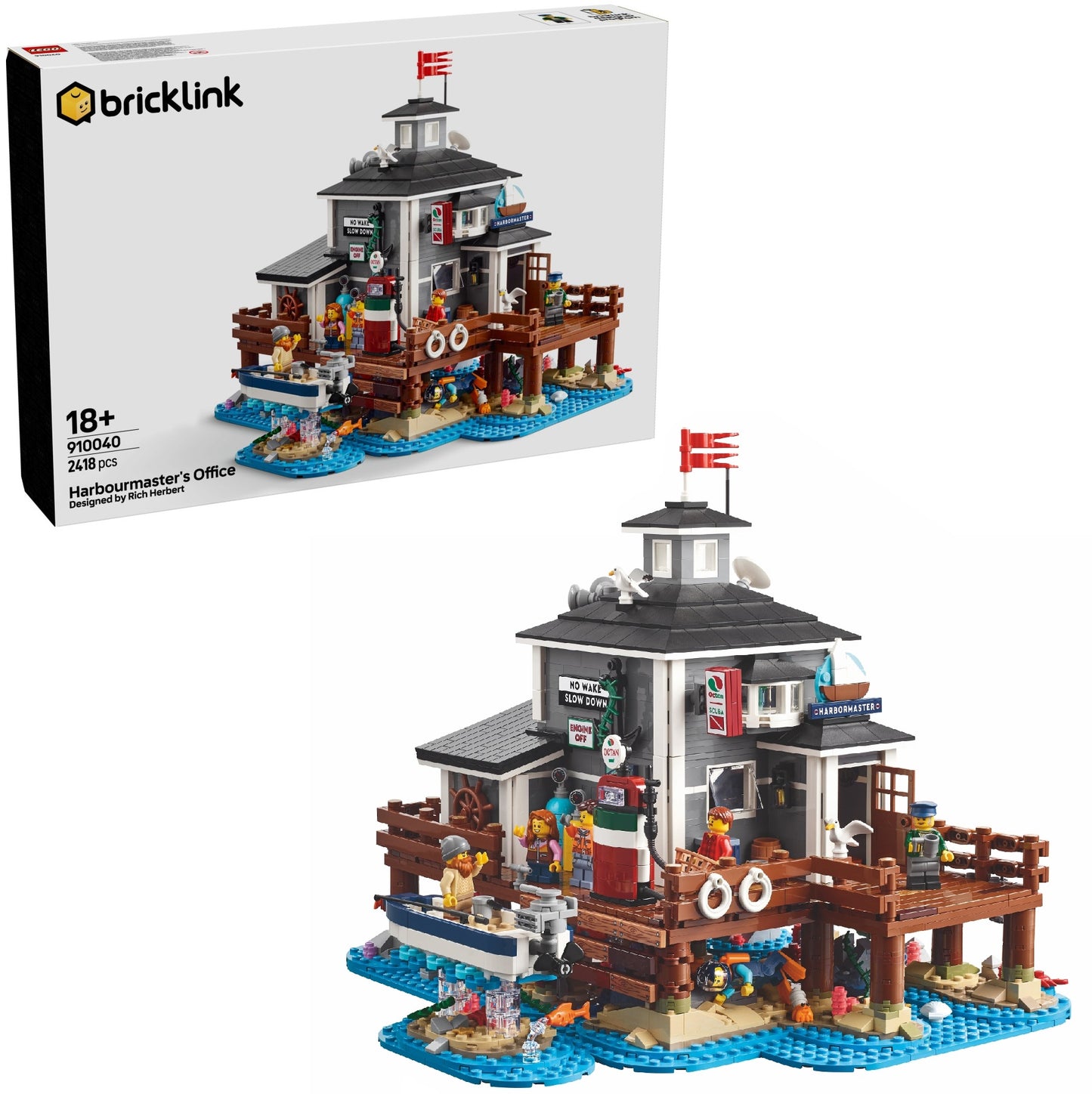Lego Bricklink - Harbourmaster’s Office - 910040 - Neuf et scellé