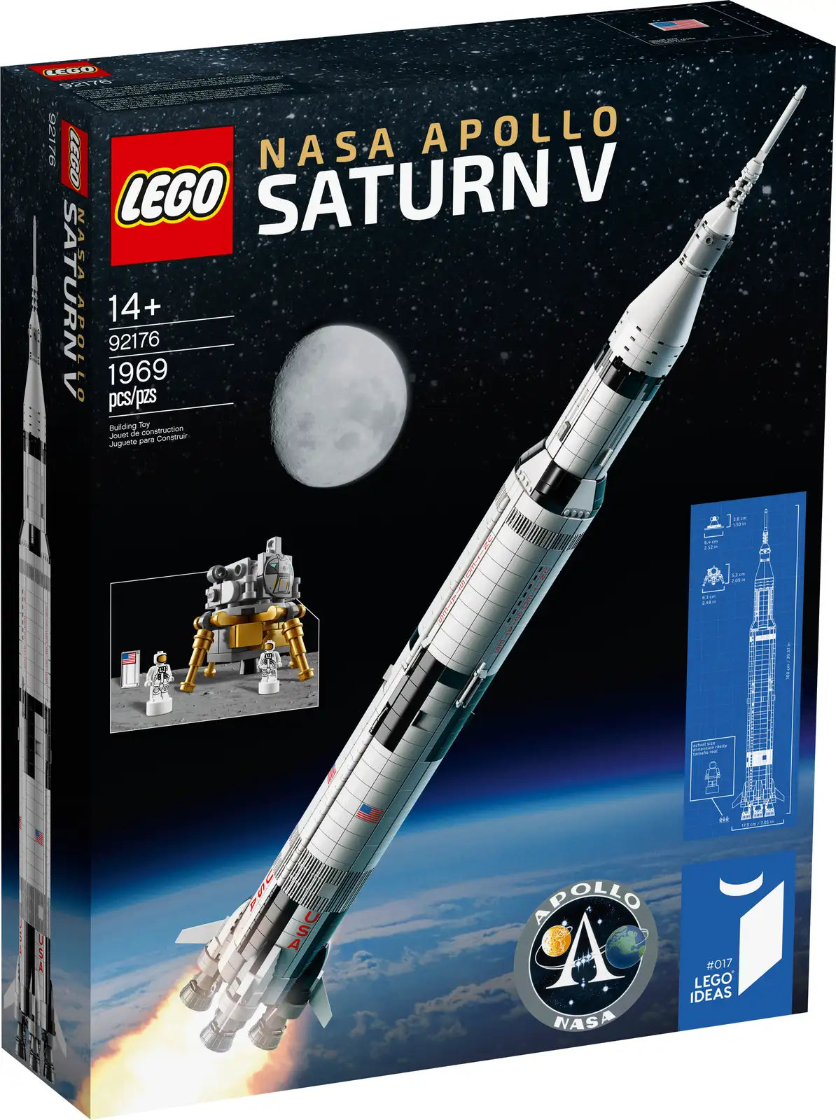 LEGO Ideas - NASA Apollo Saturn V - 92176 - Neuf et scellé