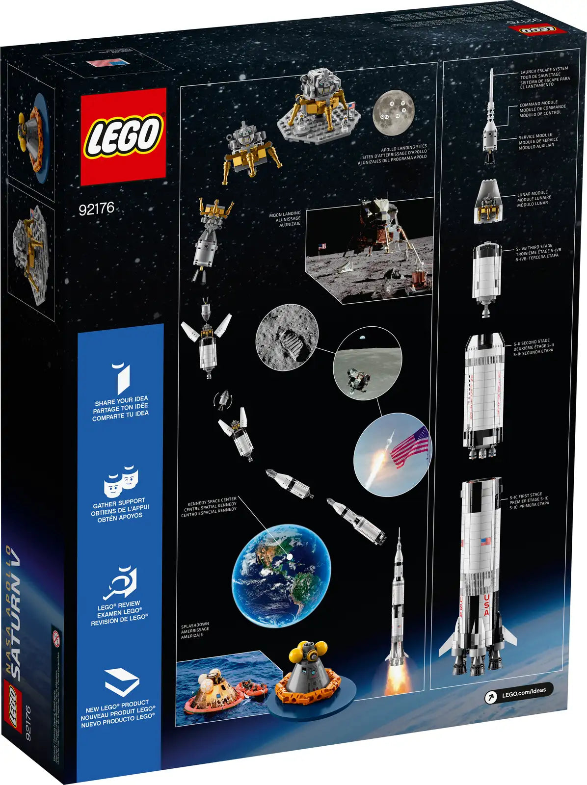 LEGO Ideas - NASA Apollo Saturn V - 92176 - Neuf et scellé