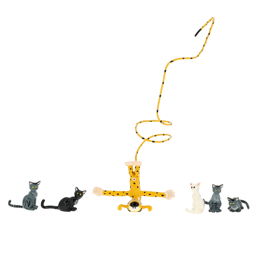 Pixi Franquin Marsupilami - Le Marsupilami faisant le poirier devant cinq chatons