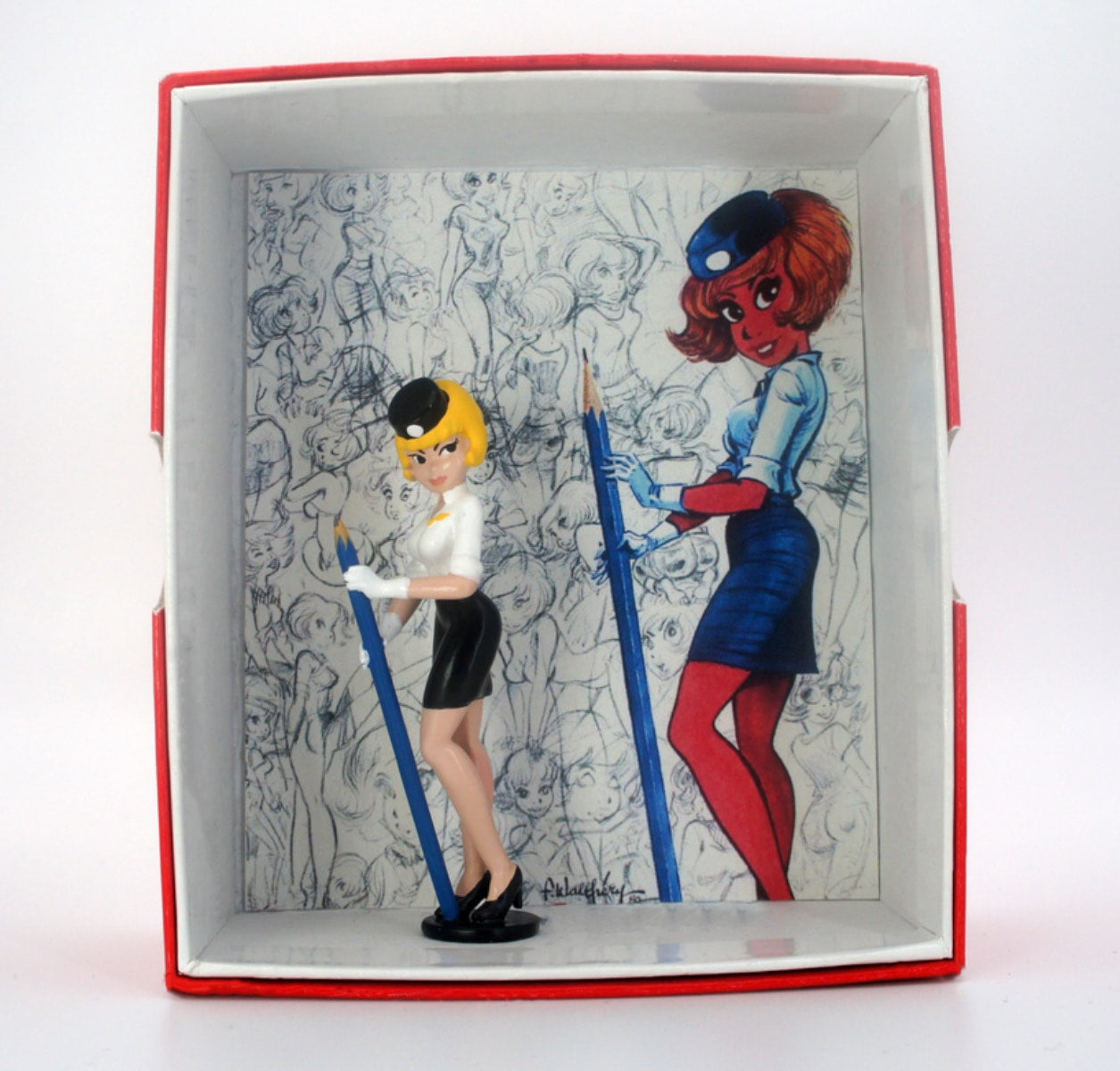 Pixi Walthéry Natacha - Natacha et son crayon - Boîte décor