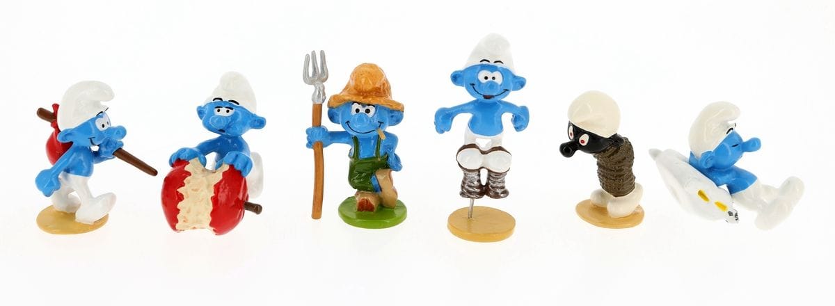 Pixi Peyo Schtroumpf - 12 Schtroumpfs + Présentoir - Collection Origine