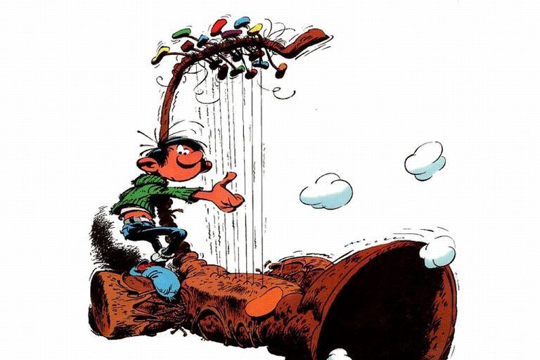 Fariboles Franquin Gaston Lagaffe - Gaston, le Gaffophone customisé