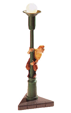 Pixi Regout Tintin - Lampe Tintin sur le réverbère