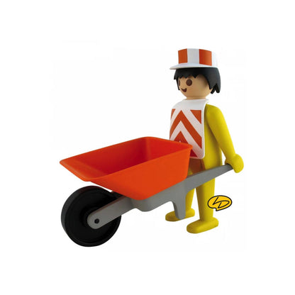Leblon-Delienne Playmobil - L’ouvrier avec sa brouette Vintage