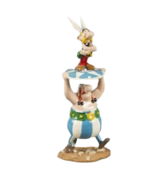 Pixi Uderzo Astérix Obélix - Obélix portant Astérix sur un bouclier