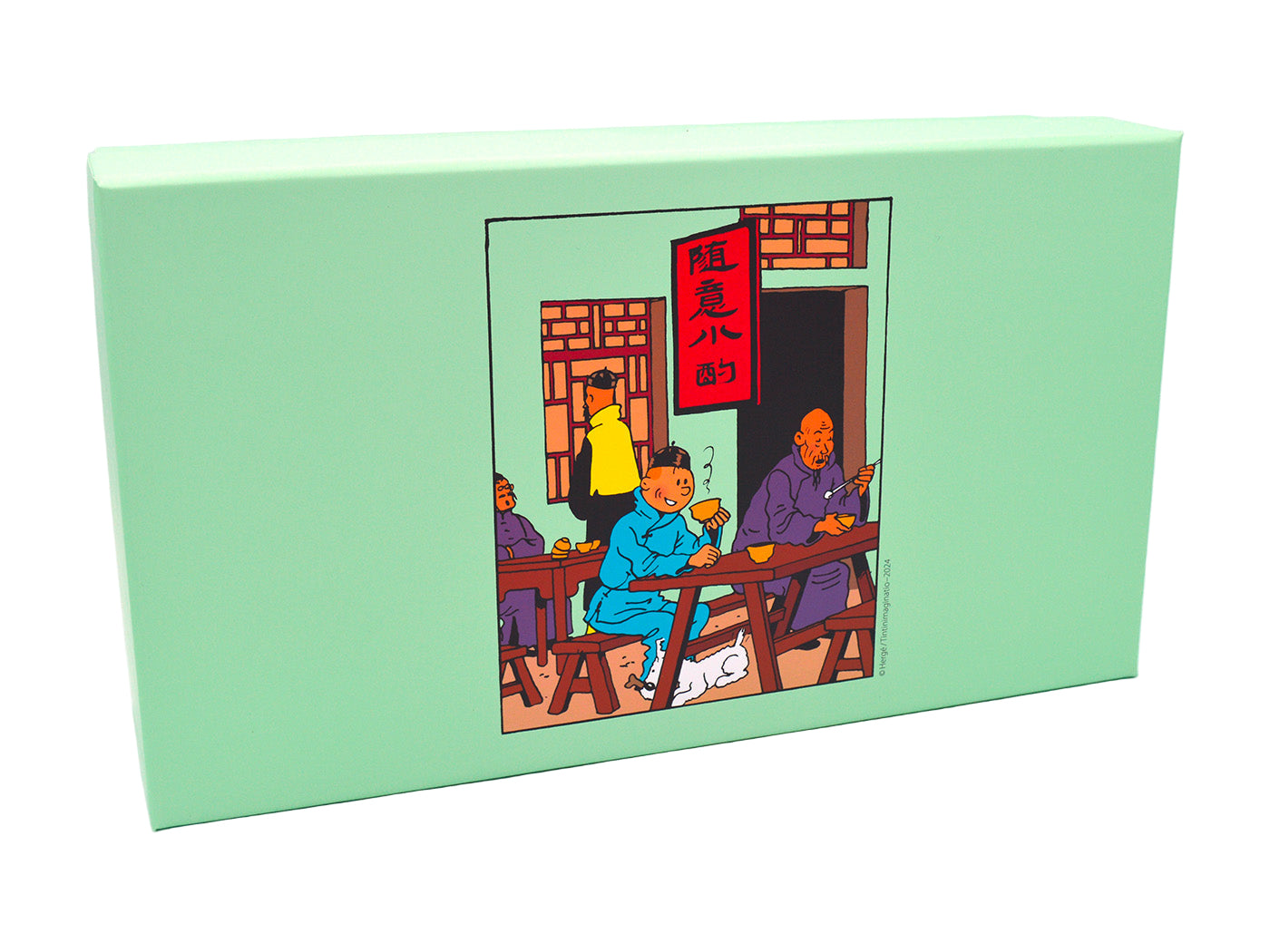 Moulinsart Tintin - Lunch scene - The Blue Lotus