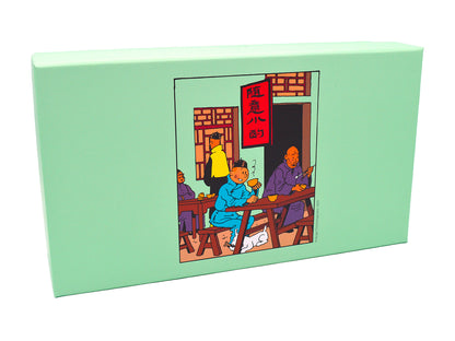 Moulinsart Tintin - Lunch scene - The Blue Lotus