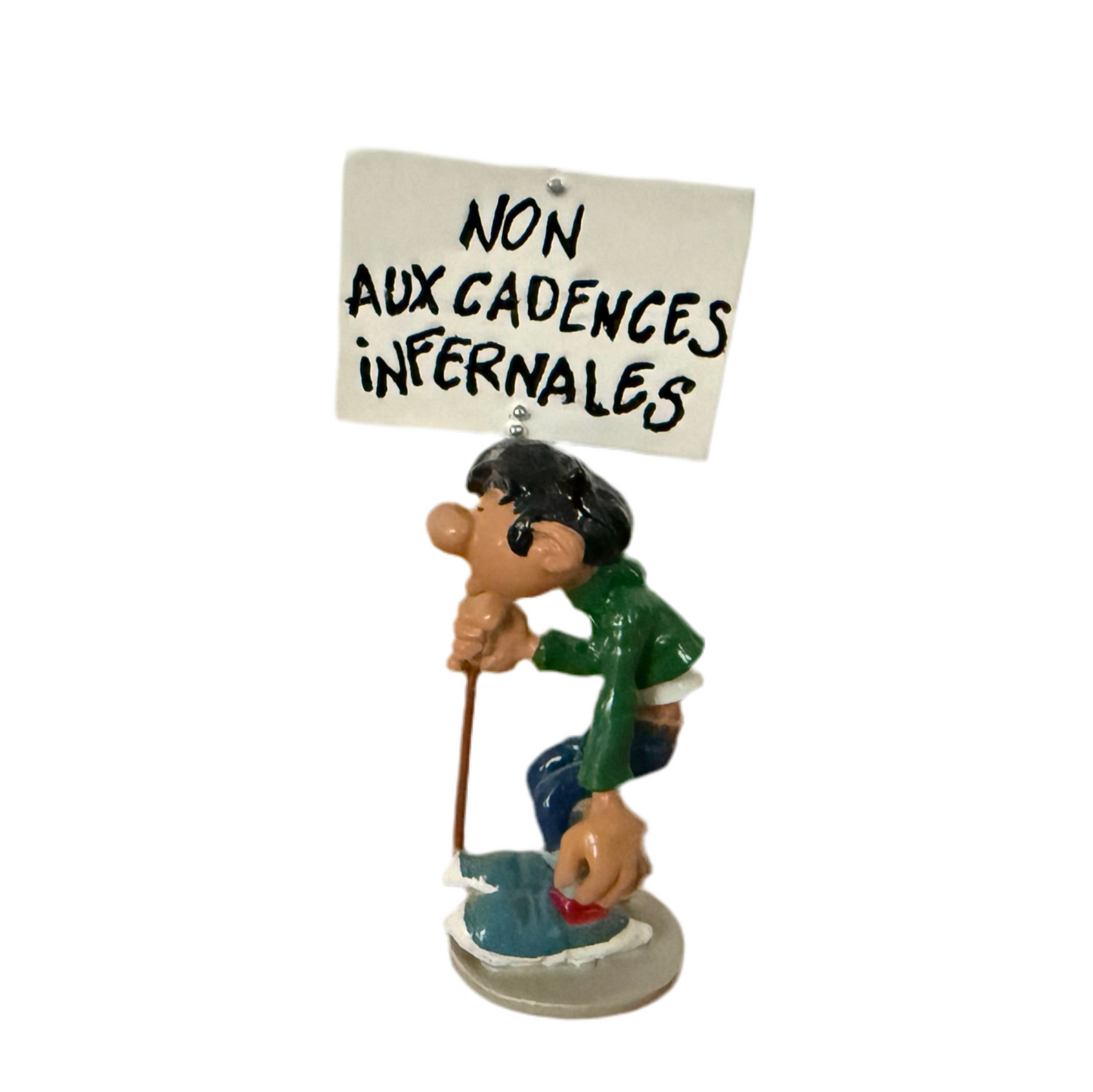 Pixi Franquin Gaston Lagaffe - Gaston pancarte NON - Collection Origine
