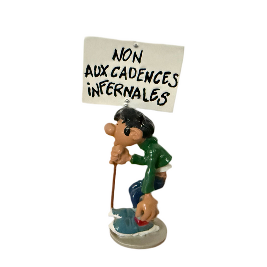 Pixi Franquin Gaston Lagaffe - Gaston pancarte NON - Collection Origine
