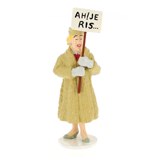 Moulinsart Tintin Greeting Card 1972 - Castafiore "Ah! I'm laughing..." 