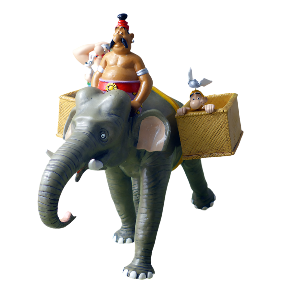 Pixi Uderzo Astérix Obélix - Astérix, Obélix et Idéfix sur l’éléphant