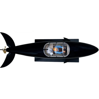 Moulinsart - Tintin the shark submarine 77 cm