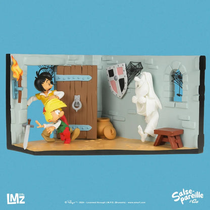 LMZ Collectibles Peyo - Johan, Pirlouit et le fantôme du Sire Aldebert de Baufort