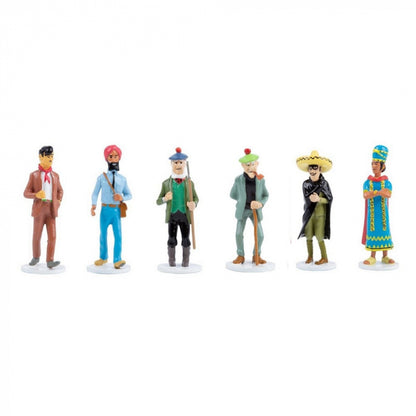 Moulinsart Pixi Tintin Carte de Voeux 1972 - Série 13 - 6 figurines
