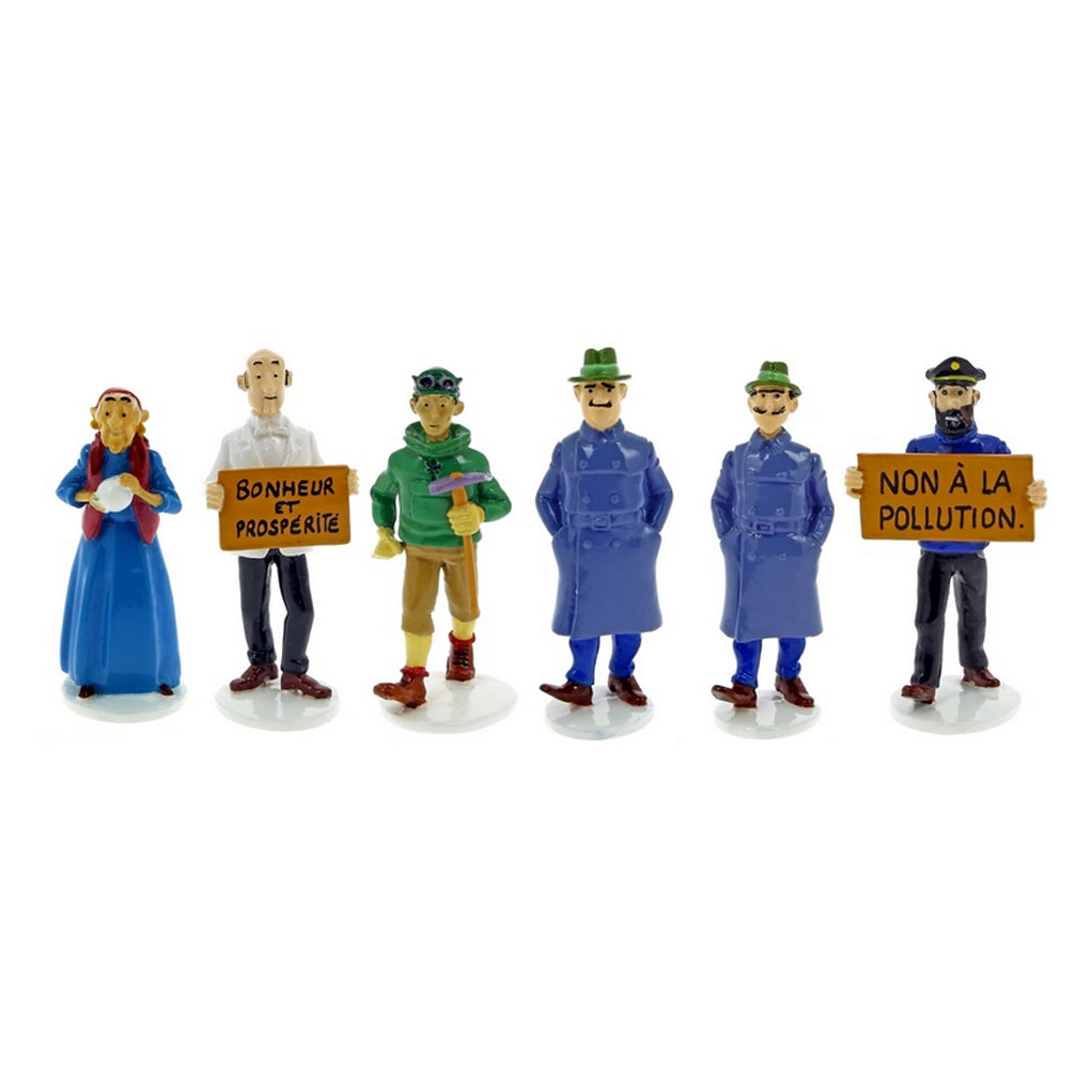 Moulinsart Pixi Tintin Carte de Voeux 1972 - Série 6 - 6 figurines