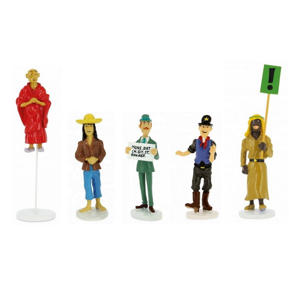 Moulinsart Pixi Tintin Carte de Voeux 1972 - Série 9 - 5 figurines