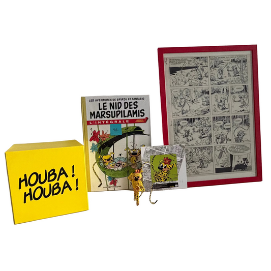 Fariboles Franquin Marsupilamie exclusivité (avec BD limité et reproduction de planche)