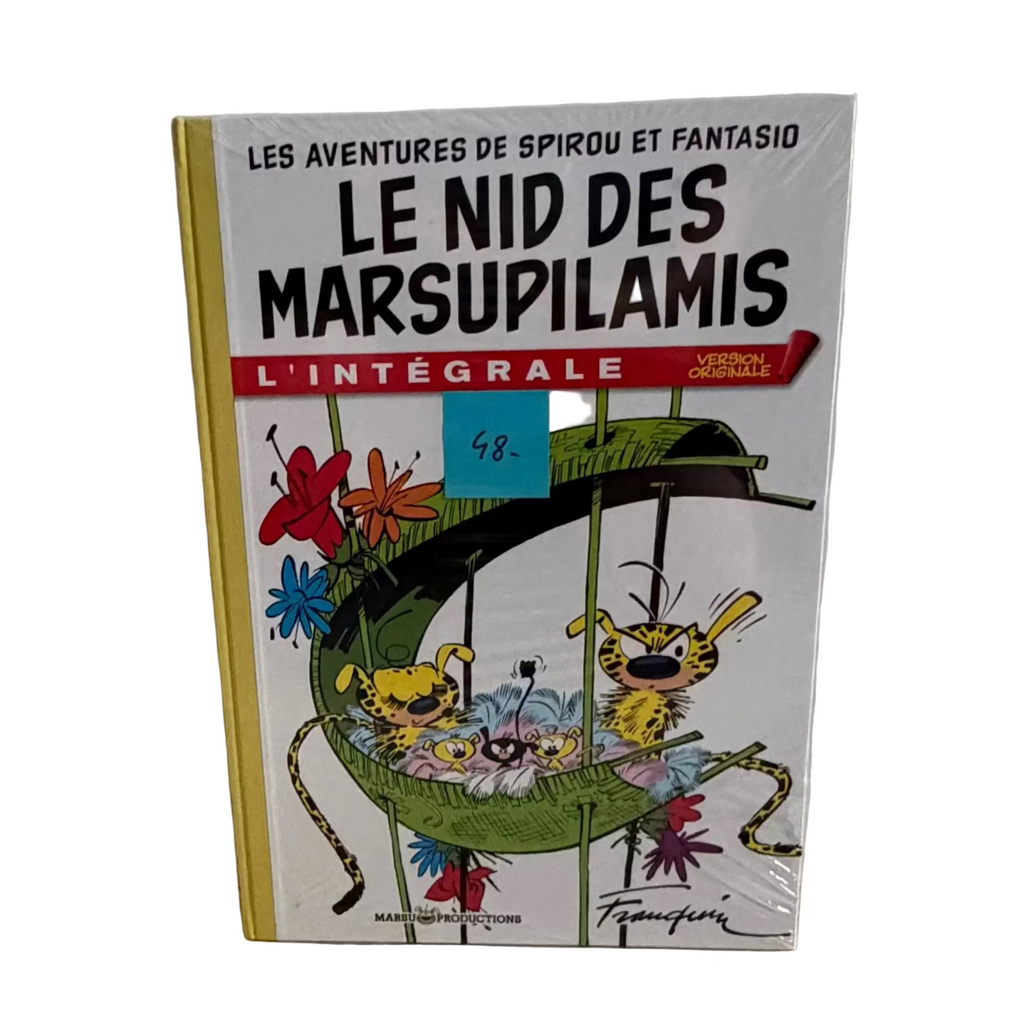Fariboles Franquin Marsupilamie exclusivité (avec BD limité et reproduction de planche)