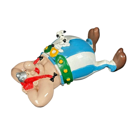 Pixi Uderzo Astérix Obélix - Obélix allongé avec Idéfix