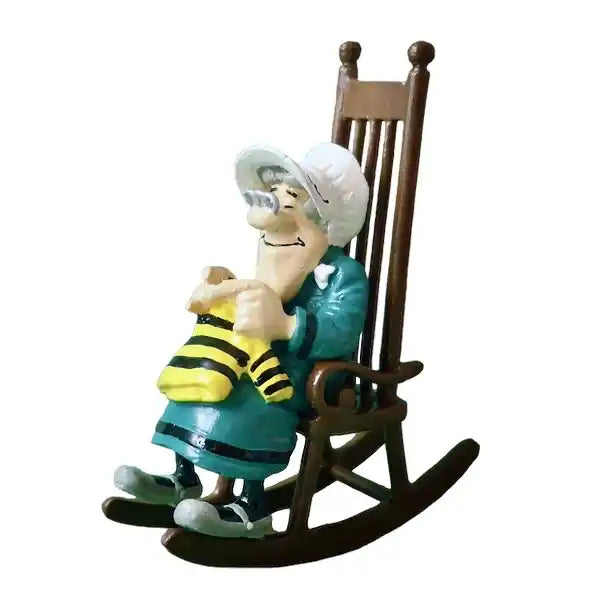 Pixi Morris Lucky Luke - Ma Dalton tricotant dans son rocking chair