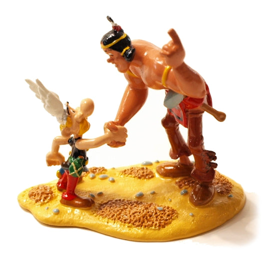 Pixi Uderzo Astérix Obélix - La poignée de main d'Astérix et Oumpah-Pah