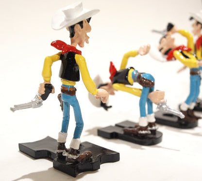 Pixi Morris Lucky Luke - Les 8 positions de tir de Lucky Luke