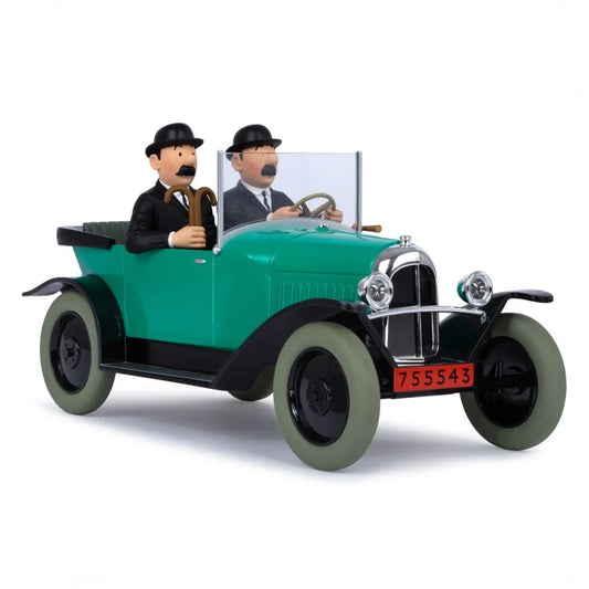 Moulinsart Tintin - Tintin au Pays de l'or noir - La Citroën 5CV des Dupondt - échelle 1/12