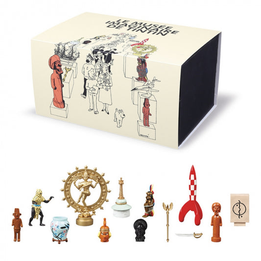 Moulinsart - Imaginary Tintin museum box - 13 figurines 