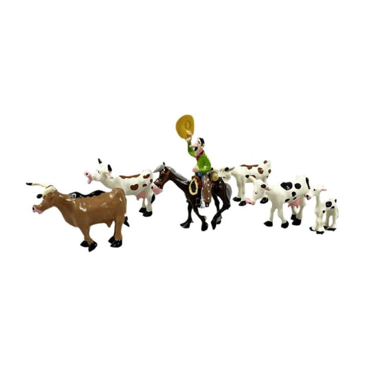 Pixi Morris Lucky Luke - The Longhorns and Cowboy Herd 