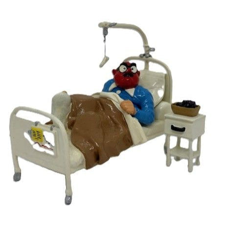 Pixi Franquin Gaston Lagaffe - De Mesmaeker sur son lit d'hôpital