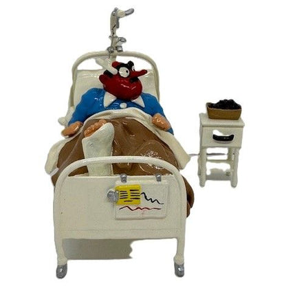 Pixi Franquin Gaston Lagaffe - De Mesmaeker sur son lit d'hôpital