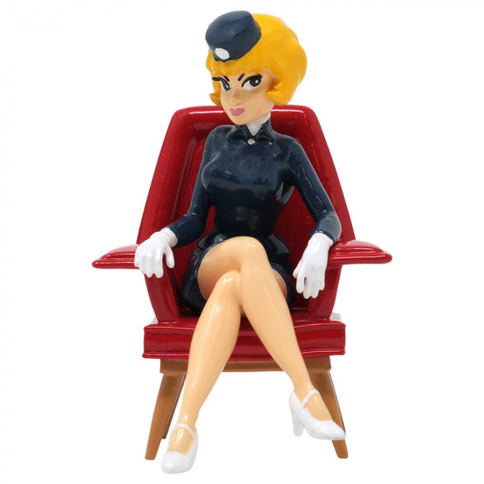 Pixi Walthéry Natacha - Natacha assise dans son fauteuil rouge